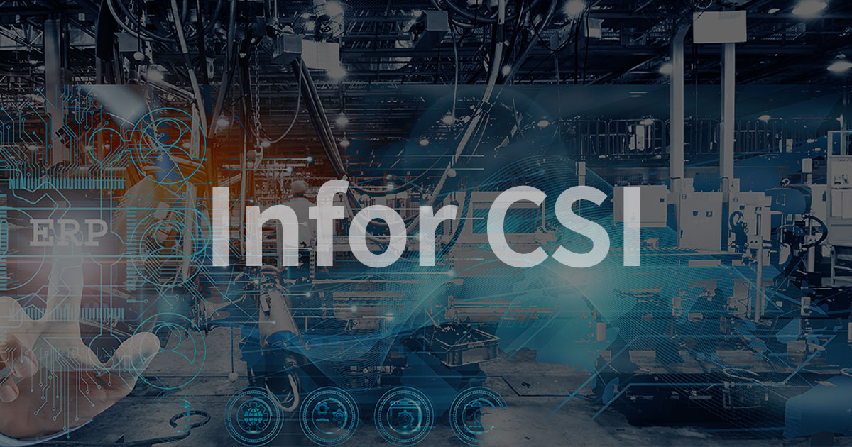 製造業特化型クラウドERP「Infor CSI」 | NSW